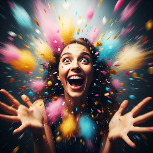 Bild das zeigt wie Begeisterung bei deinem Gegenüber aussehen kann