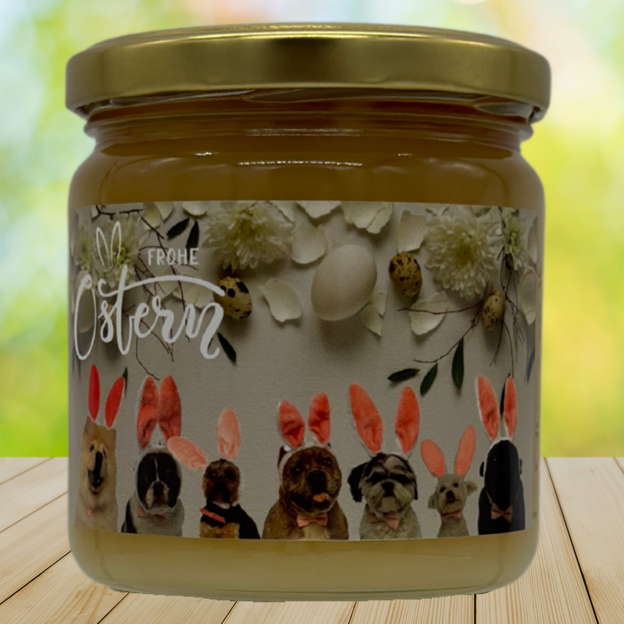 Frohe Ostern Etikett zum selber gestalten